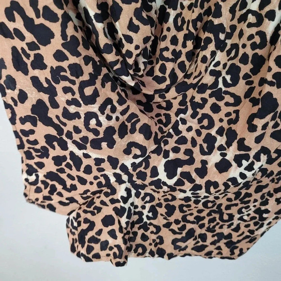 New Look Womens One-Piece Romper Size 8 Multicolor Animal Print Spaghetti Straps - Picture 8 of 13